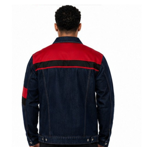 <b>Men</b> <b>Denim</b> <b>Jacket</b> New Fashion Casual Layering Essential With Classic Button Closure Durable Fabric And Comfortable Fit - Product Image 3