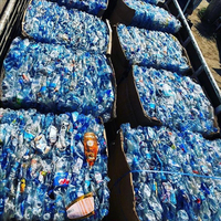 Bales de PET en vrac, bouteilles en plastique recyclées, déchets pour le recyclage industriel et l'exportation