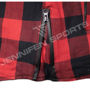 Men's Red Black <b>Checkered</b> Long Sleeve Flannel Shirt Full Sleeve Cotton Breathable Autumn Style Shirts & <b>Tops</b> - Product Image 3