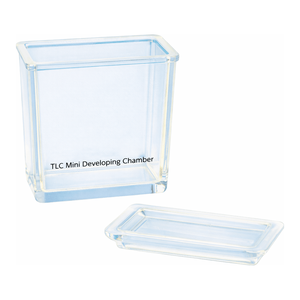 Chambre de développement en verre TLC Mini 10x10 cm, plaque en verre sodocalcique pour analyse chromatographique - Product Image 3