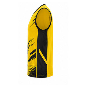 Maillot de volley sans manches personnalisé pour équipe sportive avec tissu respirant, toucher doux et mouvements flexibles - Product Image 3