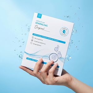 Masque en poudre de CO2 pour le visage et le cou, lifting, anti-rides et blanchissant, ingrédients chimiques, fabriqué en Corée du Sud - Product Image 1