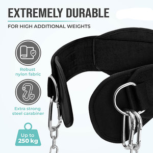 Cinturón de Neopreno Personalizado al por Mayor, Resistente y de Alta Calidad, 10 mm de Grosor, con Doble Cadena Ajustable, Soporte Lumbar Ecológico para Gimnasio - Product Image 4