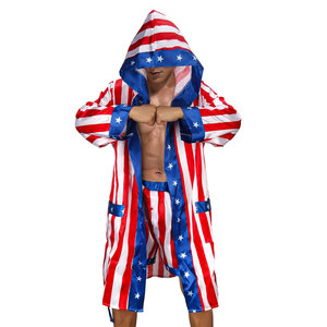 Best Selling New Design Custom Design <b>Boxing</b> <b>Robes</b> OEM Service Low Price High Quality Polyester Eco-Friendly <b>Boxing</b> Training - Product Image 1