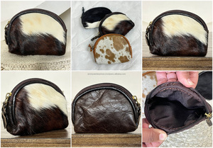 Hot Selling Zipper Coin Bag Cowhide Genuine Leather <b>Small</b> Coin <b>Purse</b> 2022 New Arrived Mini Bag Womens Change <b>Purses</b> - Product Image 3