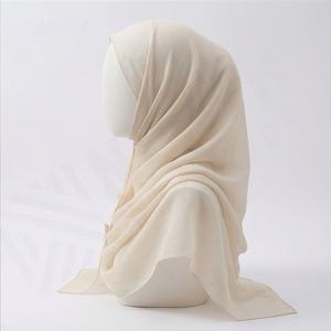 ผ้าพันคอผีเสื้อแบบมีระบายสีสันสดใสแฟชั่นล่าสุดสำหรับผู้หญิง ผ้าคลุมศีรษะมุสลิม ฮิญาบ เนื้อผ้านุ่ม พรีเมียม หรูหรา ทันสมัย - Product Image 3