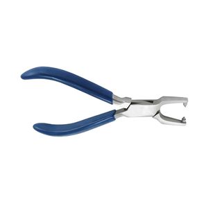 <b>Split</b> <b>Ring</b> Pliers Jewelry Assembly Tool Blue Handle Carbon Steel Keychain Making Precision Beading Crafting Hand Tool - Product Image 2