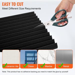 Confezione da 80 Pannelli Acustici ad Alta Densità 12x12x1 Pollici, Ignifughi e Fonoassorbenti - Product Image 4