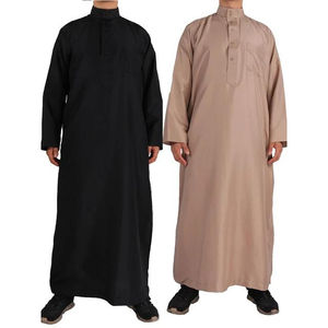 Túnica Musulmana Elegante y Modesta de Alta Calidad para Exportación, Entrega Rápida, Cuello Transpirable, Algodón Ligero, Largo Maxi, Jubba - Product Image 3