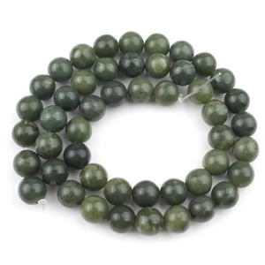 Cuentas de Jade Canadiense de Rare Gems Factory, Piedras Curativas, Hilo de 8mm, 15.5 Pulgadas, Cuentas Sueltas - Product Image 3