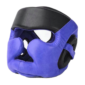 Protector de Cabeza de Boxeo de Cuero con Logotipo Personalizado, Protector Facial Resistente a Impactos, Transpirable, de Alta Calidad, Unisex para Adultos - Product Image 6