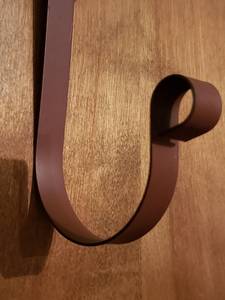 <b>Rustic</b> Metal Reindeer Christmas Stocking or Wreath <b>Door</b> Hanger feltsocks - Product Image 5