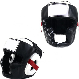 Wholesale Customized Full Face <b>Boxing</b> Helmet Personalized Headgear PU Leather High Quality Comfortable Protective Breathable All - Product Image 2
