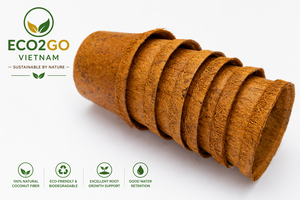 Wholesale Home <b>garden</b> supplies Biodegradable Coconut Fiber Coir Plant Pot sustainable nursery pots OEM supply - Product Image 6