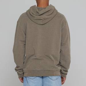 Sudadera con Capucha de Algodón Grueso Estilo Vintage, con Bolsillo para Logotipo Personalizado, 400 GSM, Tallas Grandes, Fabricante de Moda ODM OEM - Product Image 4