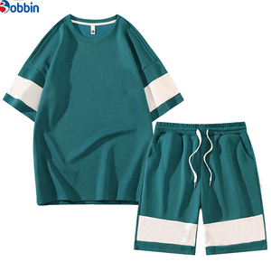 Conjunto de Verano para Hombre, Nuevo Conjunto de Moda, Camiseta con Estampado de Letras y Solapa, Traje Casual Holgado de Manga Corta - Product Image 4