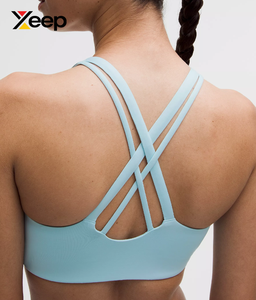 XEEP สปอร์ตบราโยคะคุณภาพสูงสำหรับผู้หญิง รุ่น XC-SB-95 ดีไซน์เรียบง่าย ระบายอากาศได้ดี สายปรับได้ แผ่นรองถอดออกได้ รองรับได้ดี แห้งเร็ว - Product Image 4