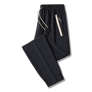 Alta calidad 82% Nylon 18% Spandex secado rápido elástico refrigeración correr entrenamiento gimnasio entrenamiento activo Atlético pantalones de chándal para hombres - Product Image 6