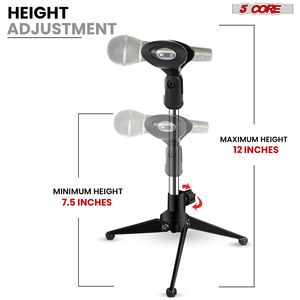 Support de microphone de bureau trépied universel 5Core pour table - Product Image 2