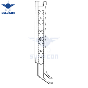 Instrumento de Medición y Examen Marchac, Rango de Medición de 11 cm / 4-3/8 Pulgadas, 80 mm, Herramienta de Medición Médica Quirúrgica de Precisión - Product Image 4