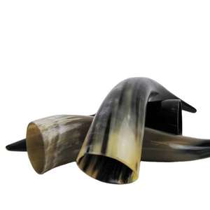 Cuerno Vikingo para Beber de Cuerno de Búfalo, Hecho a Mano, de Latón Natural Pulido, Jarra de Cerveza/Mead con Borde Dorado, en Forma de Campana, Estilo Vintage, Venta al por Mayor para Exportación - Product Image 2