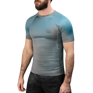 Wholesale Custom Unisex Rashguard Anti Rash UV Protection Sublimation <b>Compression</b> Polyester OEM Made Sportswear OEM Wholesale - Product Image 1