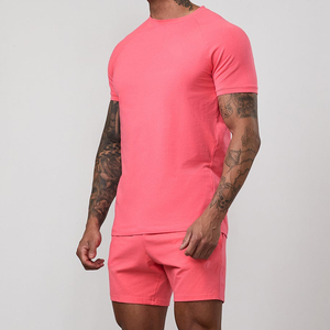 Shorts de sport en polyester/coton épais, style streetwear, avec logo personnalisé, cordon de serrage, couleur unie, pour hommes - Product Image 5