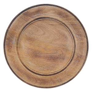 Assiette de présentation en bois d'acacia pour mariage, fête, restaurant, au prix le plus bas - Product Image 1