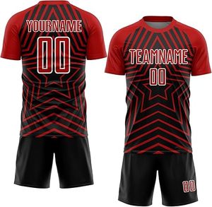 Dernier design, uniforme de football 100% polyester, nouveau style, uniforme professionnel pour adultes, qualité supérieure, couleur personnalisée, séchage rapide - Product Image 1