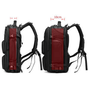 Bagnex 9309 Oxford Fashion - Mochila Rígida para Portátil de 20 Pulgadas, 20-36L, Impermeable, Antirrobo, con Carga USB, para Viajes, Negocios, Estudiantes - Product Image 5