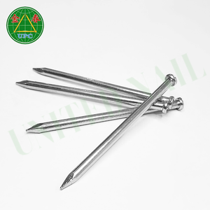 Bulk Supply Steel <b>Nails</b> 3.7 Inch for Furniture and Construction Smooth Shank Checkered Head High Standard - Product Image 1