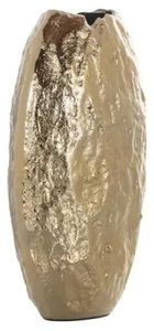 Vase décoratif en métal aluminium martelé style Art Déco, laiton antique, résistant à la rouille, base antidérapante, pour la maison et le bureau - Product Image 5