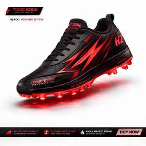 HIT ZONE Zapatos de Cricket con Tacos de Goma de Calidad de Exportación, Ligeros y Profesionales para Uso Diario y Partidos - Product Image 2