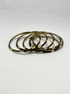 Premium Resin & Brass Bracelet Handmade Jewelry | Custom OEM Design | Wholesale Export Supplier India | Adjustable Cuff <b>Bangle</b> - Product Image 3