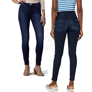Professional Manufacturer Women Jeans Pants Breathable Fabric Wholesale Made Women Jeans Pants - Product Image 6