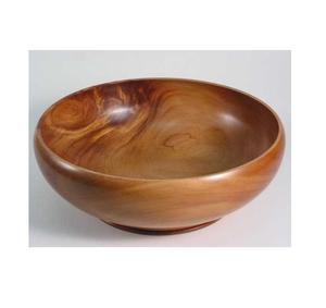 Bol à salade en bois d'acacia personnalisé avec logo, prix de gros, ensemble de bols et assiettes en bois pour service de soupes et plats, vaisselle de cuisine de luxe - Product Image 5