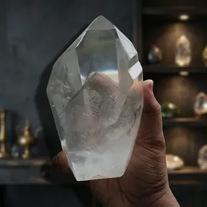 BAITHU GEMS MINERALS Cuarzo Fantasma Natural Pulido, Piedra Preciosa Personalizada para Sanación Energética, Meditación, Decoración de Chakras y Alivio del Estrés - Product Image 1