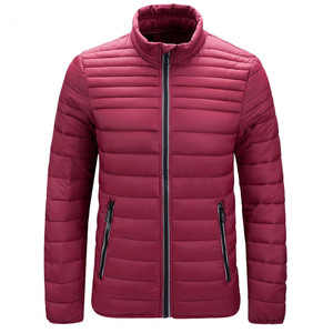 เสื้อแจ็คเก็ตพัฟเฟอร์ผู้ชาย โพลีเอสเตอร์ ราคาดีที่สุด ย้อมสีพื้น ลดราคาขายออนไลน์ - Product Image 1