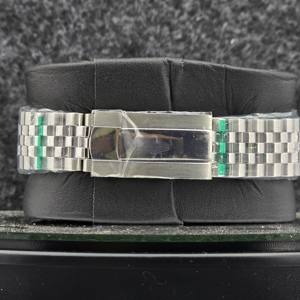 Montre de luxe pour hommes, 42mm, en acier inoxydable, automatique, mécanique, GMT, double fuseau horaire, cadran noir, bracelet Jubilee, montre-bracelet d'affaires - Product Image 4