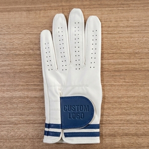 Gant de golf en cuir Cabretta personnalisé OEM, adhérence douce, respirant, logo en relief, fermeture, accessoires de golf à marque privée, usine - Product Image 4