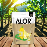100% Gevriesdroogde Knapperige Banaan Zoet Bevroren Fd Gedroogd Fruit Natuurlijk Gedroogd Fruit Product