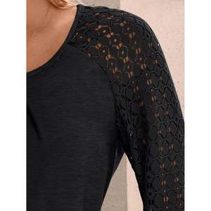 2025 blusas de encaje de manga larga para mujer Otoño/Invierno 2025, Tops de moda, trajes elegantes informales de negocios en talla XL - Product Image 4