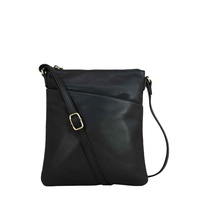 Sac bandoulière artisanal en cuir véritable avec fermeture éclair à pompon, design vintage portable - Fournisseur indien Saman Exports