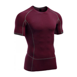 Camiseta Deportiva de Manga Corta para Hombre de la Mejor Calidad, Secado Rápido, para Gimnasio, Hecha en Pakistán - Product Image 1