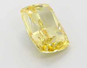 Diamant de laboratoire CVD de haute qualité 4,06 CT, taille coussin, jaune vif fantaisie, VS1, EX Cut, en vrac, stock fournisseur - Product Image 4