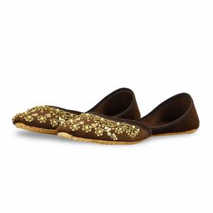 Marrón EC8534 Fancy Khusa Flats - Product Image 3