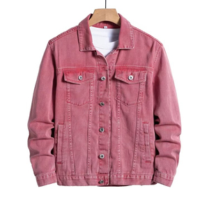 Soft Comfortable Fabric Modern Street Style <b>Men</b> Winter Casual <b>Denim</b> <b>Jacket</b> 100% Cotton <b>Men</b> <b>Denim</b> <b>Jacket</b> Premium Quality Design - Product Image 1
