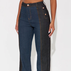 Nuevos Jeans Rectos de Verano para Mujer, Transpirables, Impermeables, Ecológicos, con Bolsillo, Servicio OEM, Personalizados - Product Image 6
