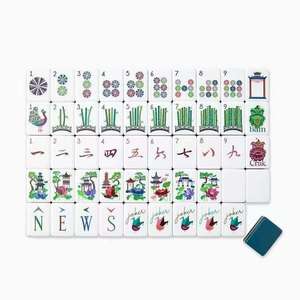 Resin Crafts Engraved Acrylic Mini Mahjong Tiles Any Size Any Color Can Be Customized Vintage Triple Layer Set <b>Table</b> <b>Board</b> <b>Game</b> - Product Image 1