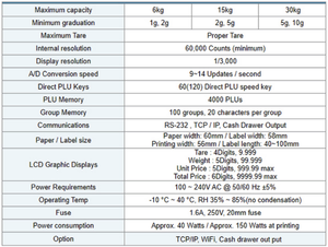 ตัวแปลงโฆษณาความเร็วสูง Wi-Fi หน้าจอแสดงผล LCD/LED ระดับเพลาพิมพ์ POS อัจฉริยะขนาด4,000 + plu แบบเน็ต - Product Image 5